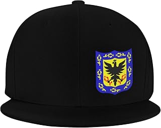 Escudo De Armas De Bogota Snapback Hat for Men Woman Baseball Cap Trucker Dad Hat Flat Bill Brim Black