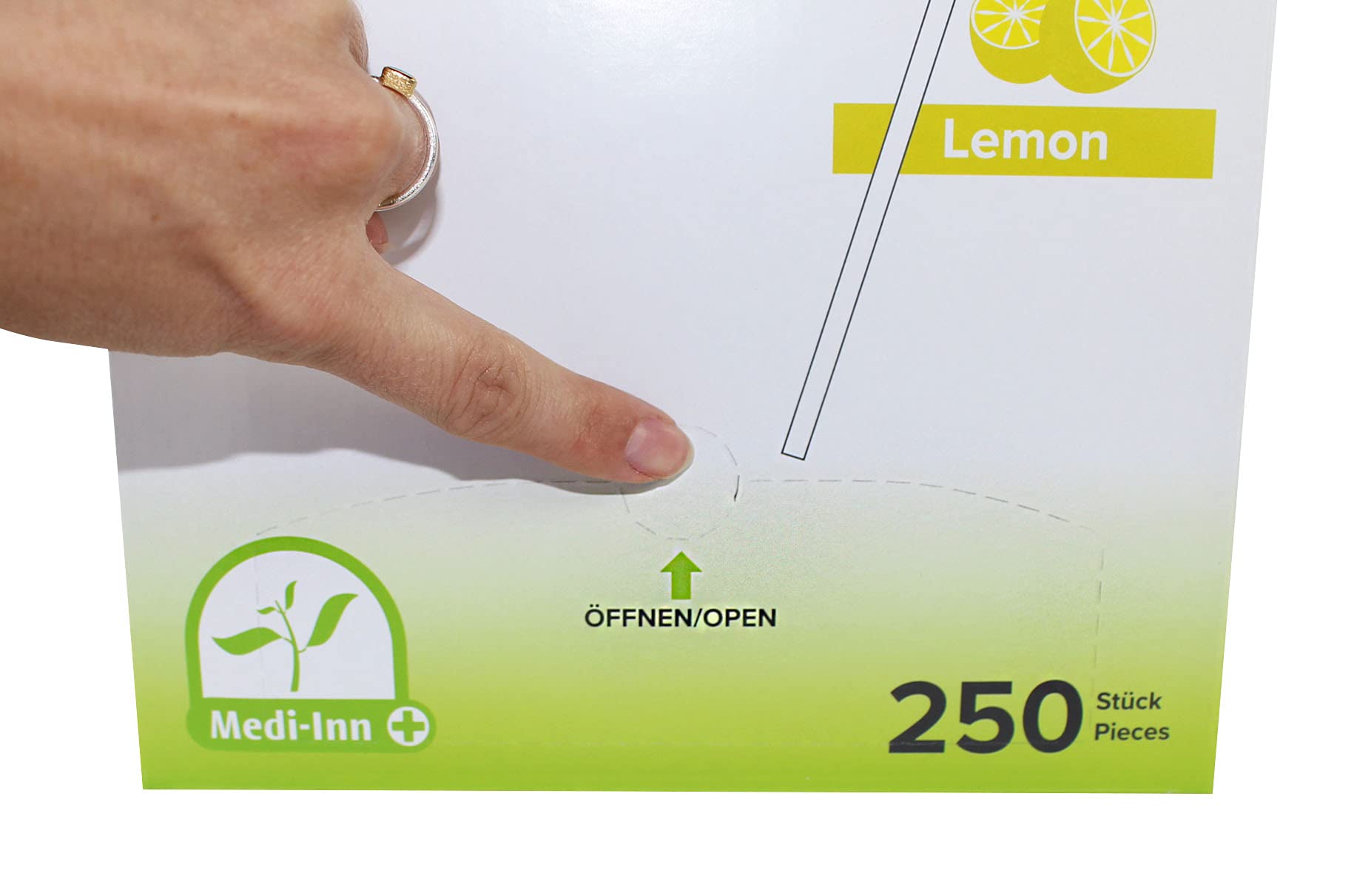 Bastoncini Igiene Orale senza Zucchero con Gusto Medi-Inn Orale Igiene Orale - gusto Lemon, 1000 Stück