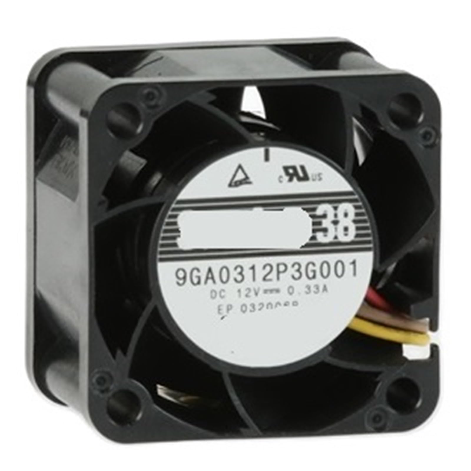 Lzikkgki One Color 9Ga0312p3g001 12Vdc Fan 38X38x28mm 4W 4Wire 19000Rpm