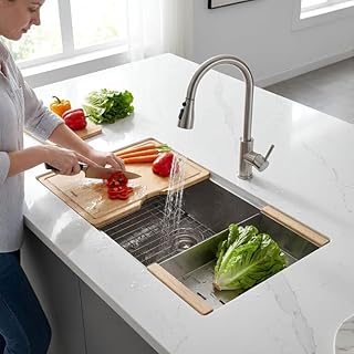 Dakota 30x19″ Undermount Single Bowl Kitchen Sink – 16‑Gauge 304 Stainle...