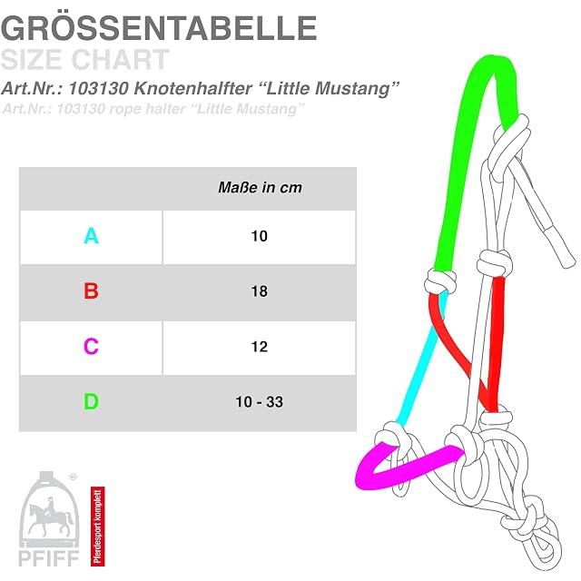Foto 8 de 8 de PFIFF 103130 Hobby Horse Little Mustang - Juego de Cabestro con riendas (Ajustable), Color Morado