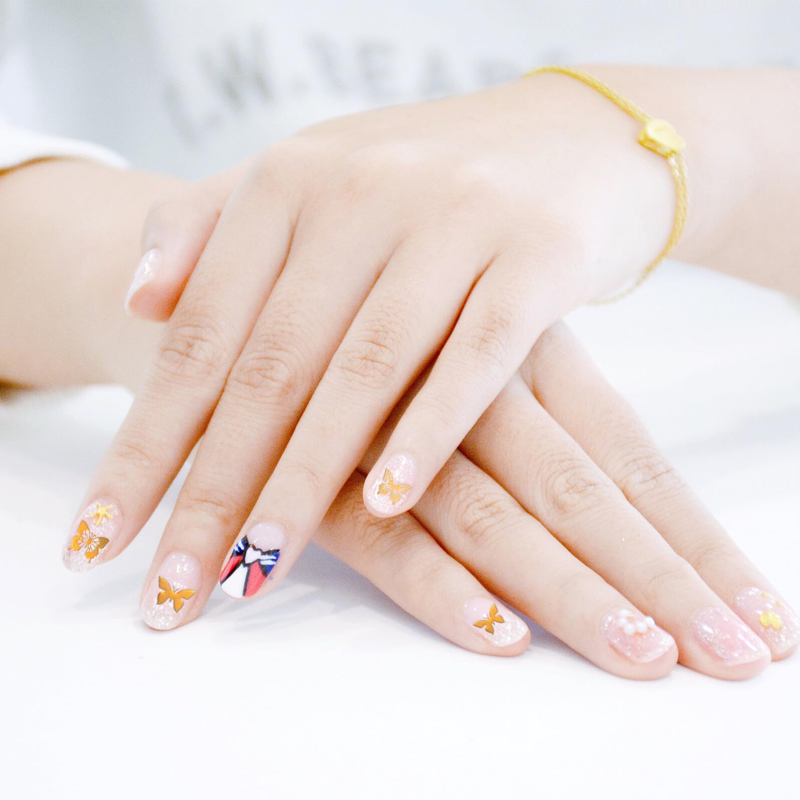 CALLARON 3 Set Decalcomanie Per Unghie Adesivi Per Nail Art Decorazioni Unghie Uniche E Colorate Per Manicure Te E Regali Per Amiche 8 Fogli*3