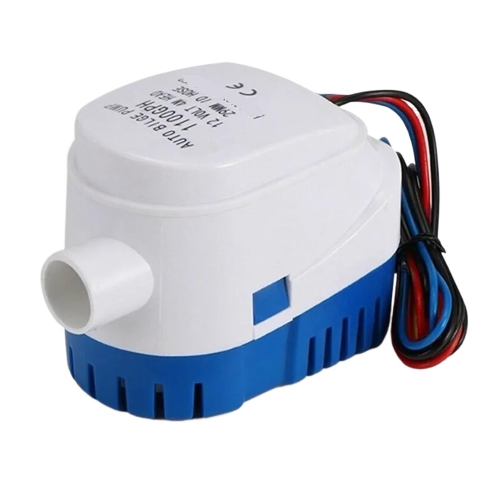 Pompa di sentina automatica for barche 1pc 750gph 1100gph DC12v 24v Acqua elettrica sommergibile automatica(750gph,12 Volt)