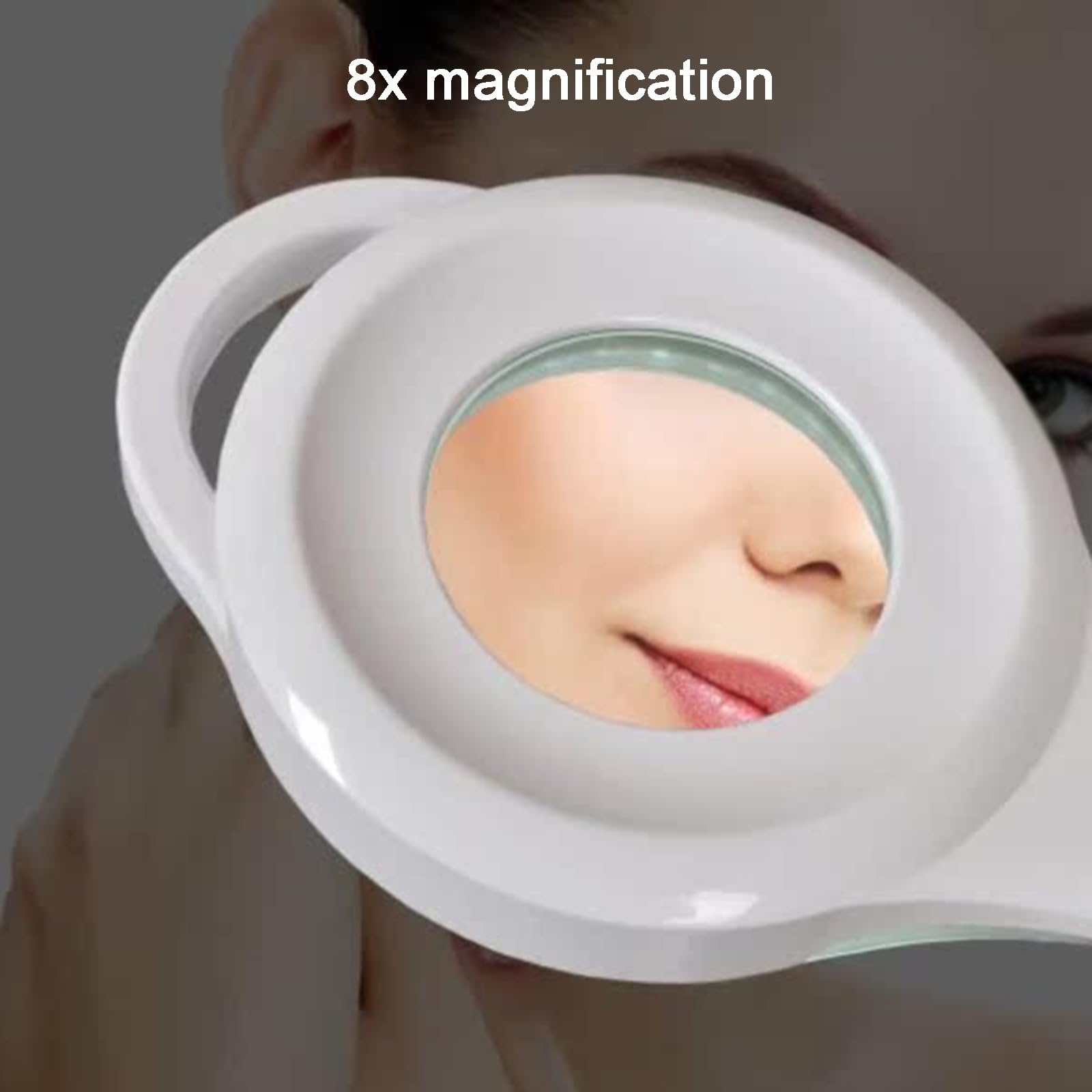 Lampada per Esami Medici Chirurgici Mobili, Lampada Scialitica, con Lente di Ingrandimento 8X, Luce per Visita Flessibile a Collo D'Oca