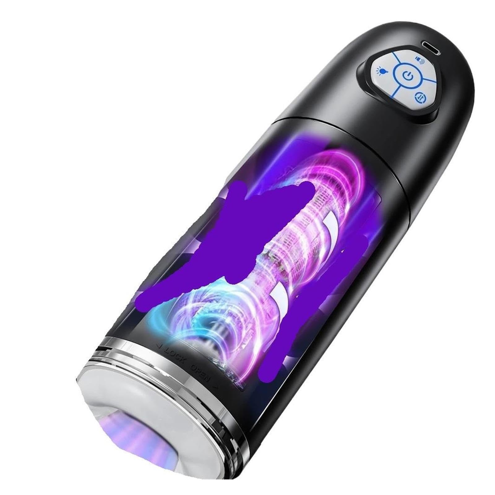 Auto-Massage-Tool für Herren, 10 Rotationen, 10 Teleskop, USB
