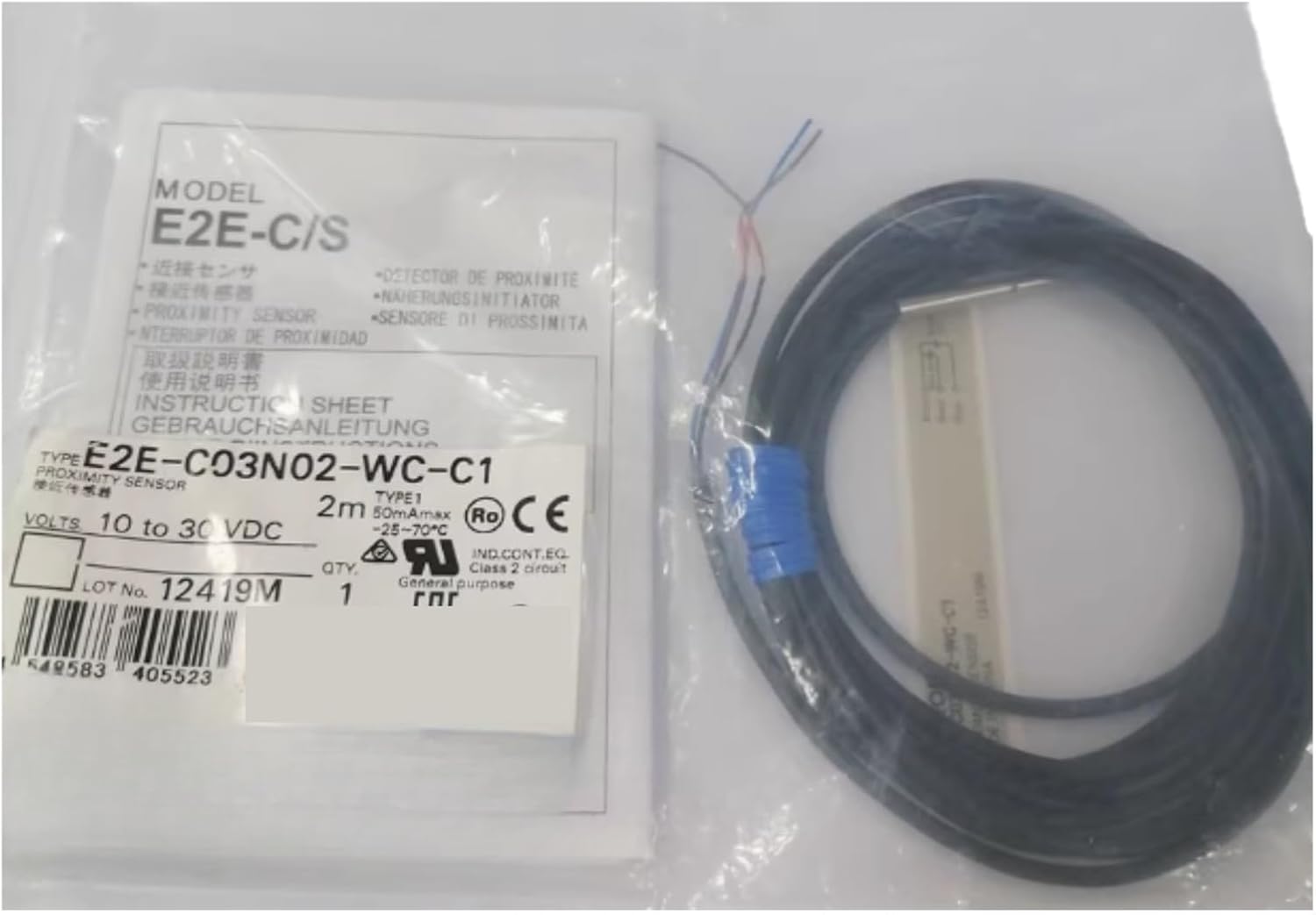 E2E-C03N02-WC-C1 E2E-S04N02-WC-C1 E2E-C04N03-WC-C1 E2E-S05N03-WC-C1 E2E-C06N04-WC-C1 E2E-C04N03-MC-C1 Photoelectric Switch Sensor(E2E-C03N02-WC-C1)