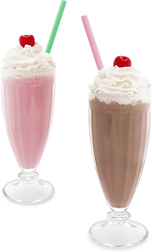 Miniatura 2 de Jacent - Pajitas para batido jumbo, 36 unidades por paquete, pajitas desechables de plástico grandes para batidos, bebidas, batidos