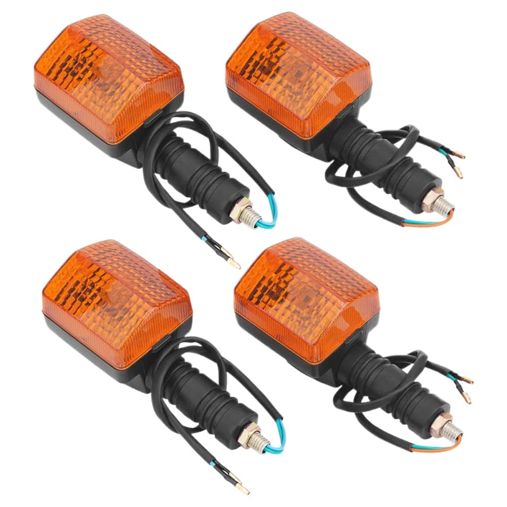 Motorcycle Turn Lamp Compatible with DT200 TW200 XT250 XT350 XT550 XT600 FZ750 Replaces 5Y1-83310-70-00 1AE-83310-70-00(2 Pairs)