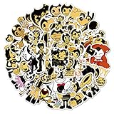 Bendy and The Ink Machine Stickers for Laptop and Computer?50 PCS?Anime Cartoon Waterproof Vinyl...