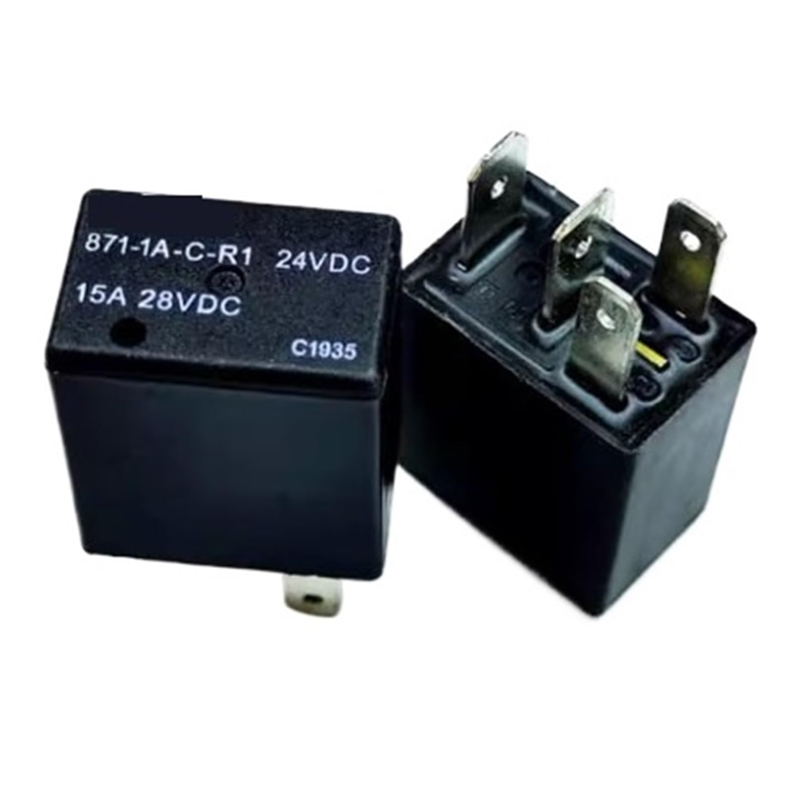 Relais 871-1A-C-R1 24VDC 15A haute precision avec broches renforcées