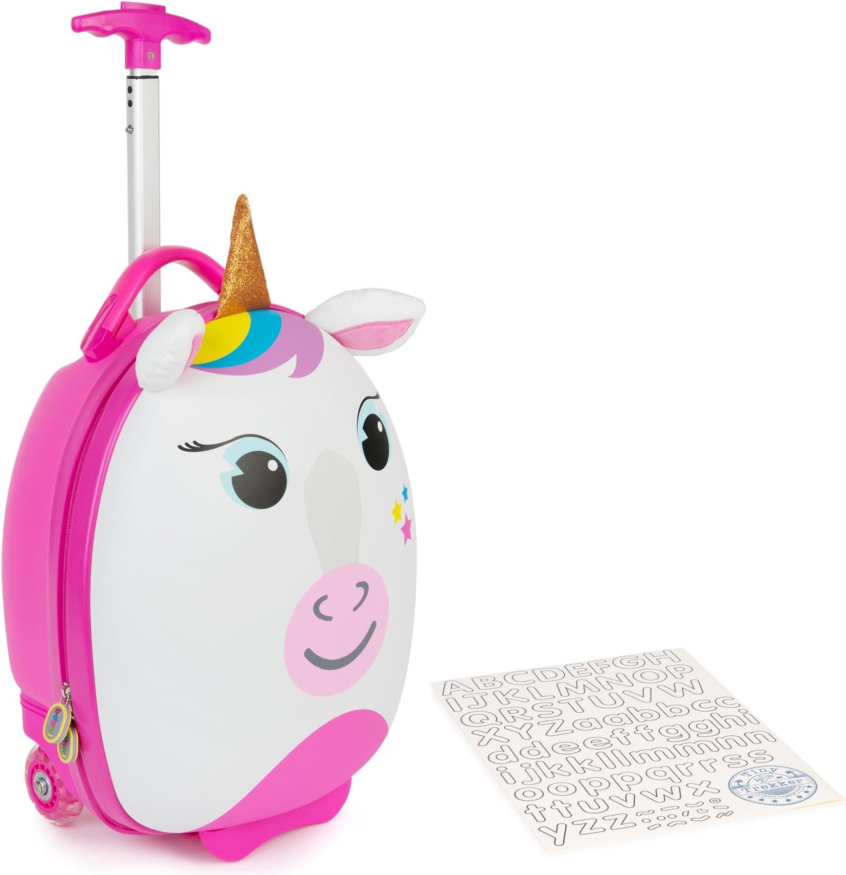 Children's Suitcase - Tiny Trekker Children's Trolley Suitcase - Boys & Girls Suitcase - Suitable as Cabin Luggage - 17 L