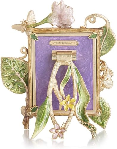 Miniatura 2 de Jay Strongwater Marco floral holandés Fray de 3 x 4 pulgadas