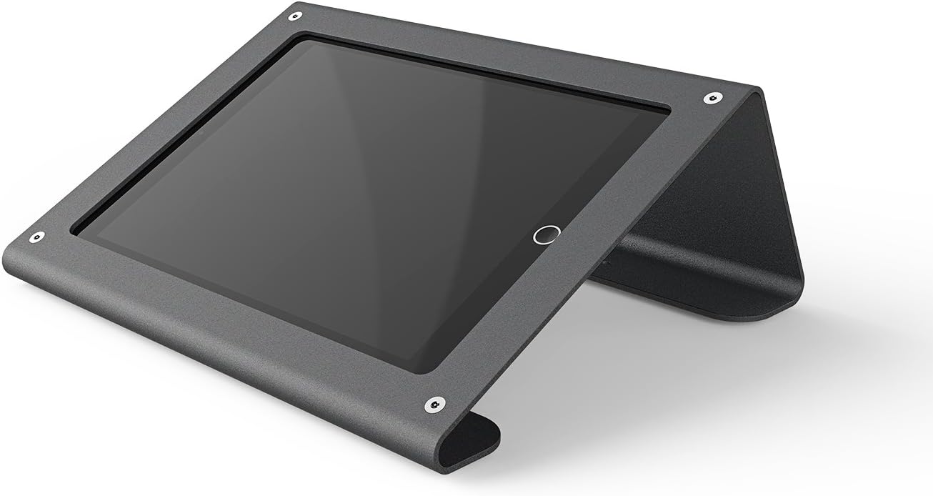 Heckler Design Meeting Room Console for iPad Secure Stand for Video Conferencing Control (Black/Grey)