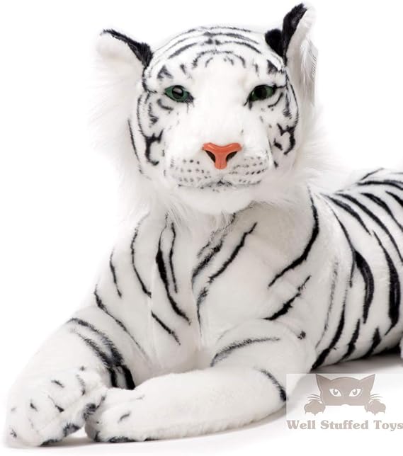 Large White Tiger Plush 140cm 50
