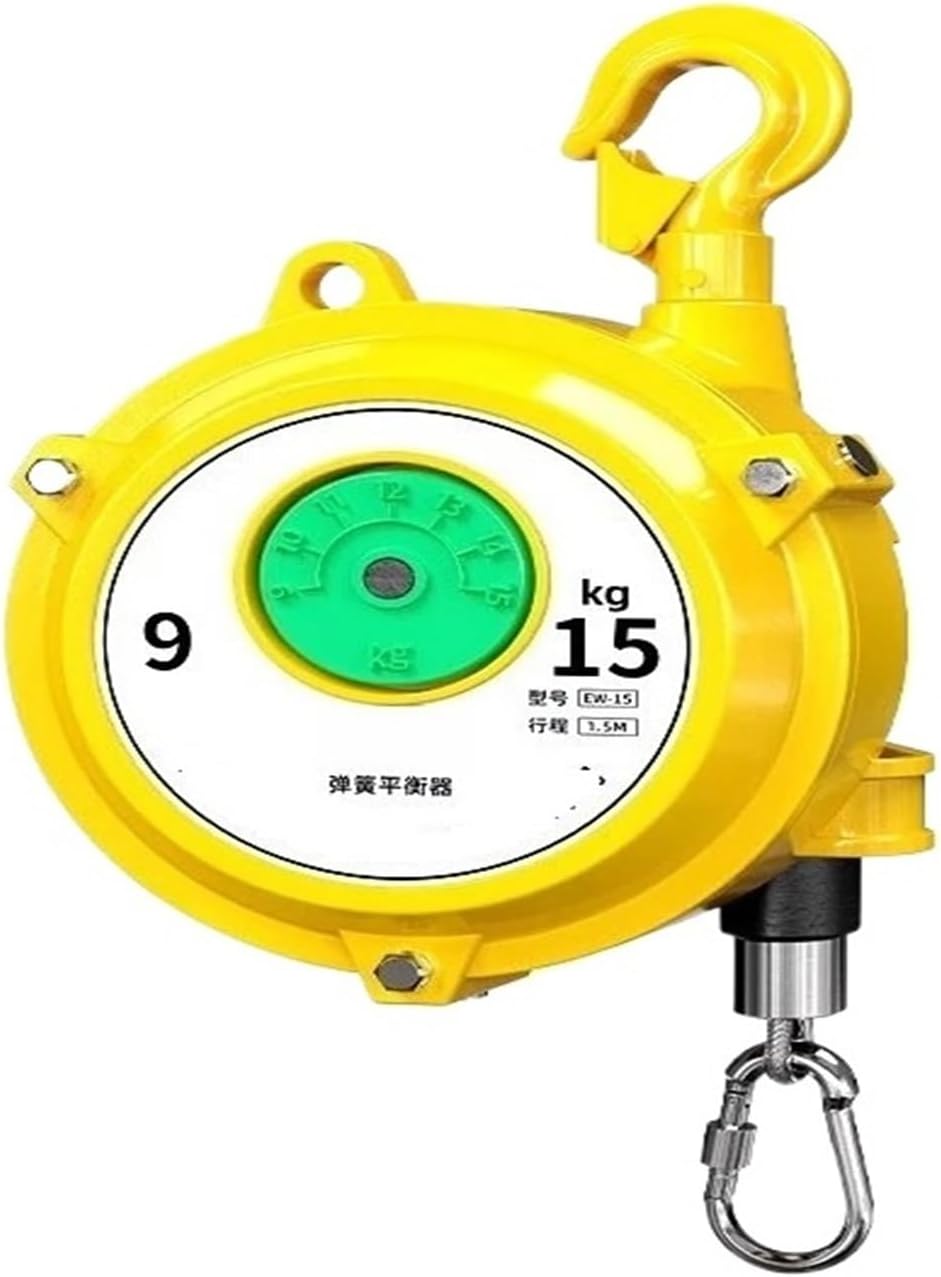 CAARLA Spring Weight Balancer Spring Balancer Tower Crane Self-Locking Lifting Tension/Elasticity Device Large Kilogram Portable Telescopic(1-3 kg)
