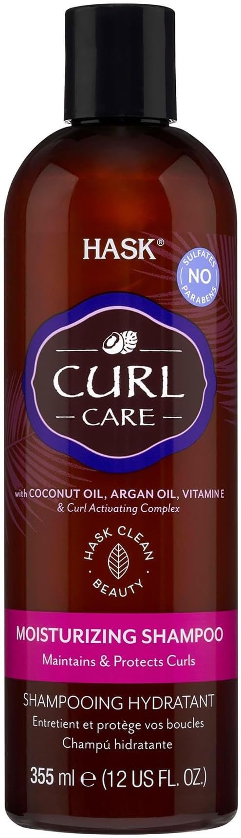 Curl Care Shampoo For All Curl Patterns, Color Safe, And Cruelty-Free - 1 355ml Bottle, (Pack Of 1)