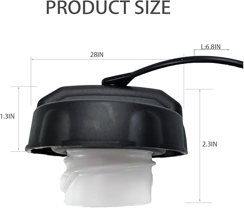 Miniatura 4 de 52030377ABTapa de combustible de gasolina para Dodge Ram 150025003500, Charger, Challenger, Durango, Chrysler 200 300, Town & Country, Jeep Wrangler