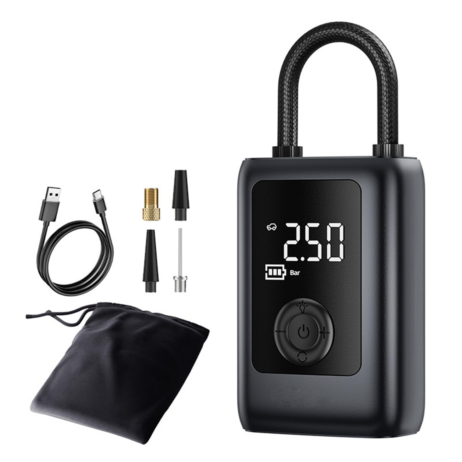 Gonfleur de pneu intelligent facile à transporter pompes auto - 8