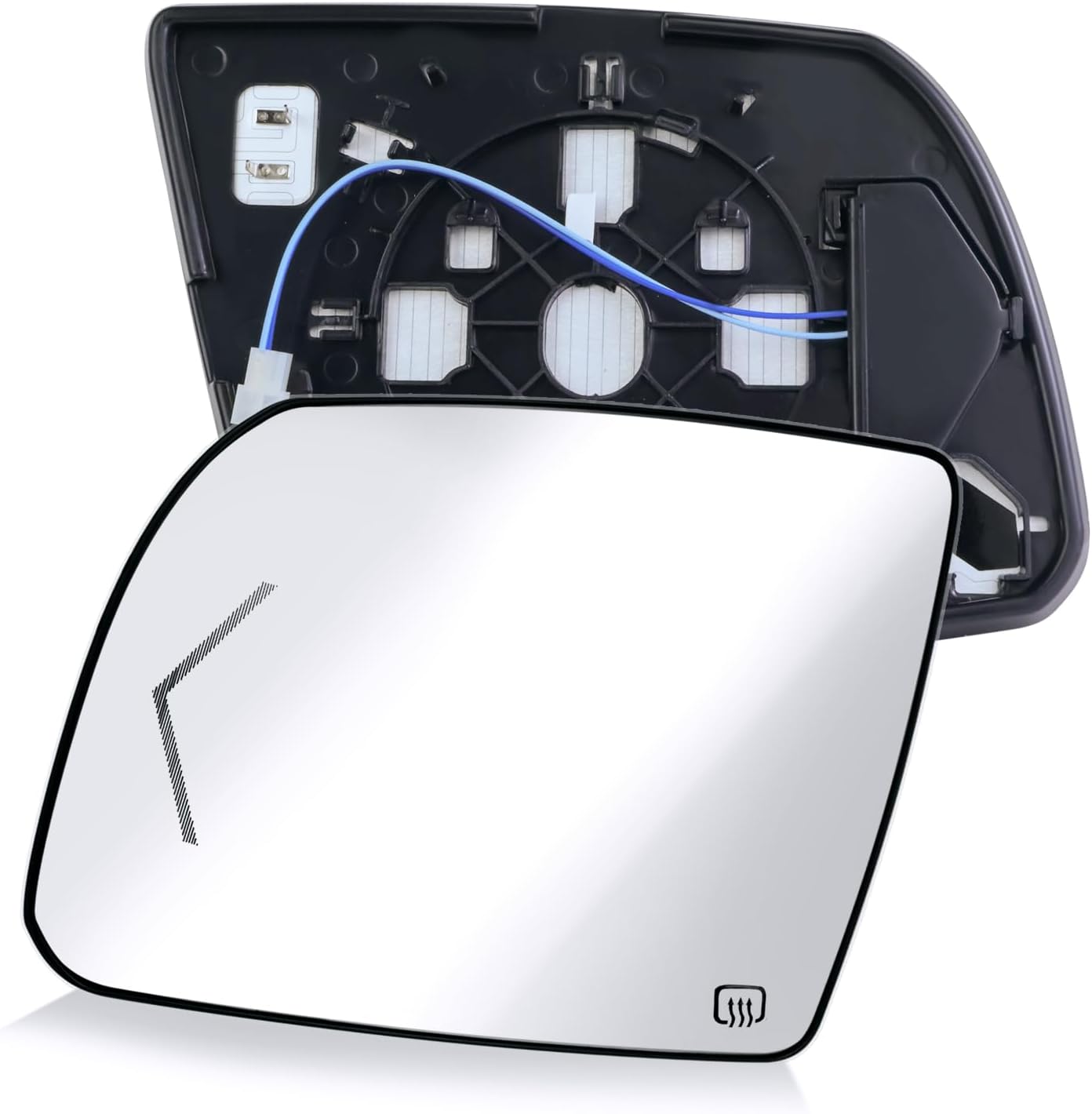 Driver Left Side Mirror Fit For Toyota Tundra 2007-2020 For Toyota Sequoia 2008-2017 - Heated Power Adjustable & LED Signal Light OEM Fit Replace 879060C032