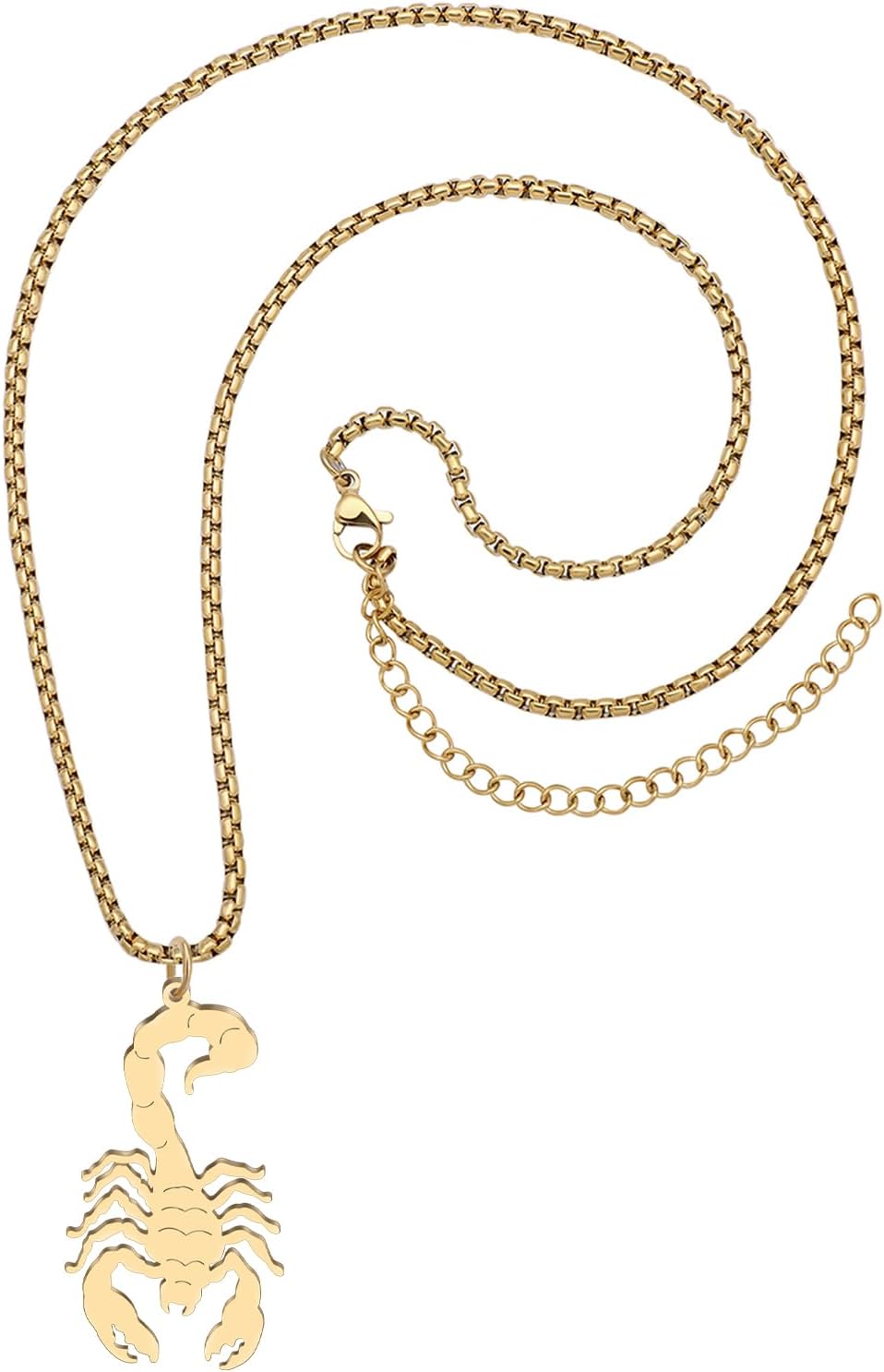 Stainless Steel Scorpion Necklace Scorpio Gifts for Women 18K Gold Plated Jewelry Bug Pendant Necklaces Astrology Gifts - Image 4