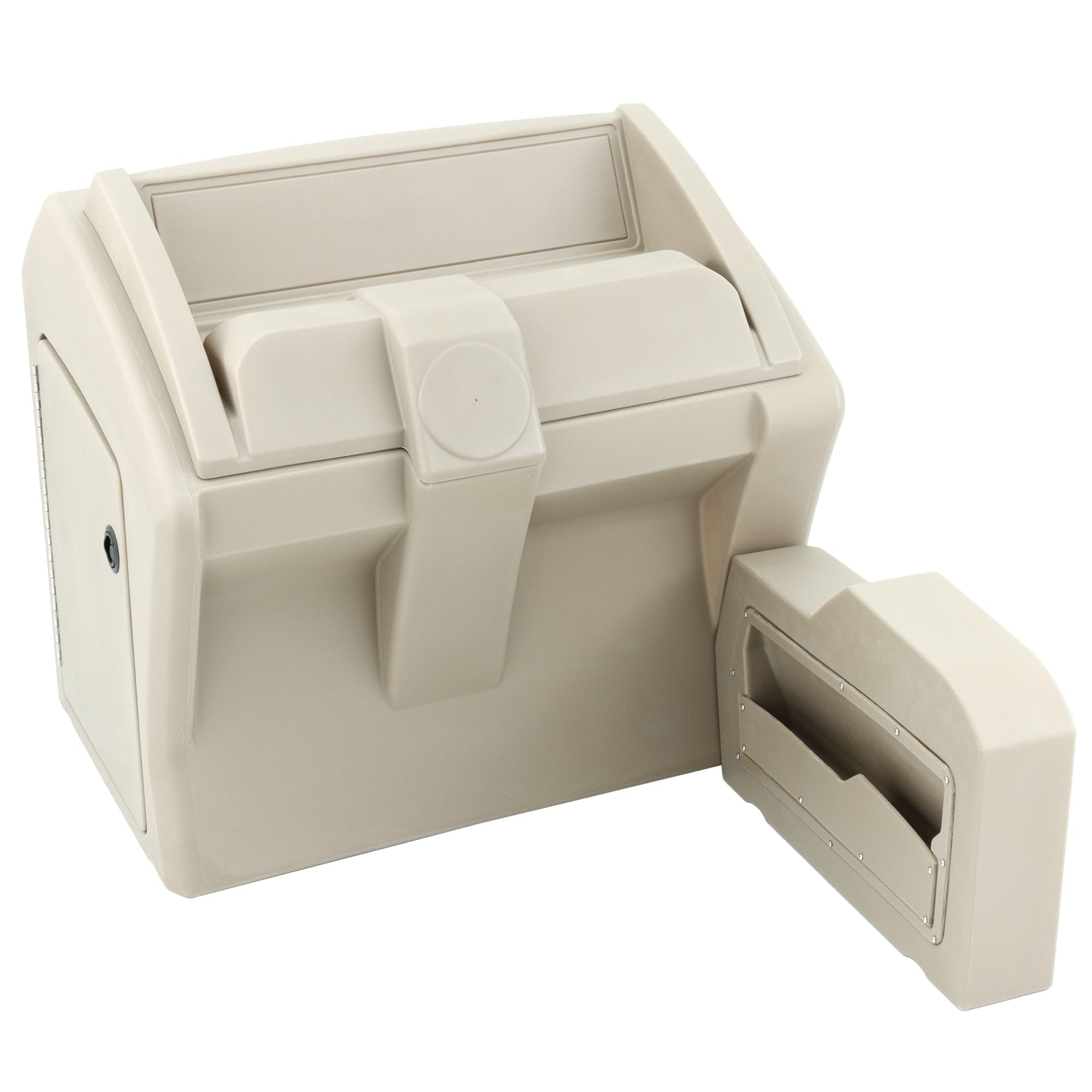 DeckMate Deluxe Large Pontoon Console Helm - Ivory