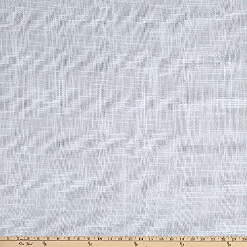 F. Schumacher & Company Schumacher Basic Naturals China Twill Solid Fabric, Optic White Yard