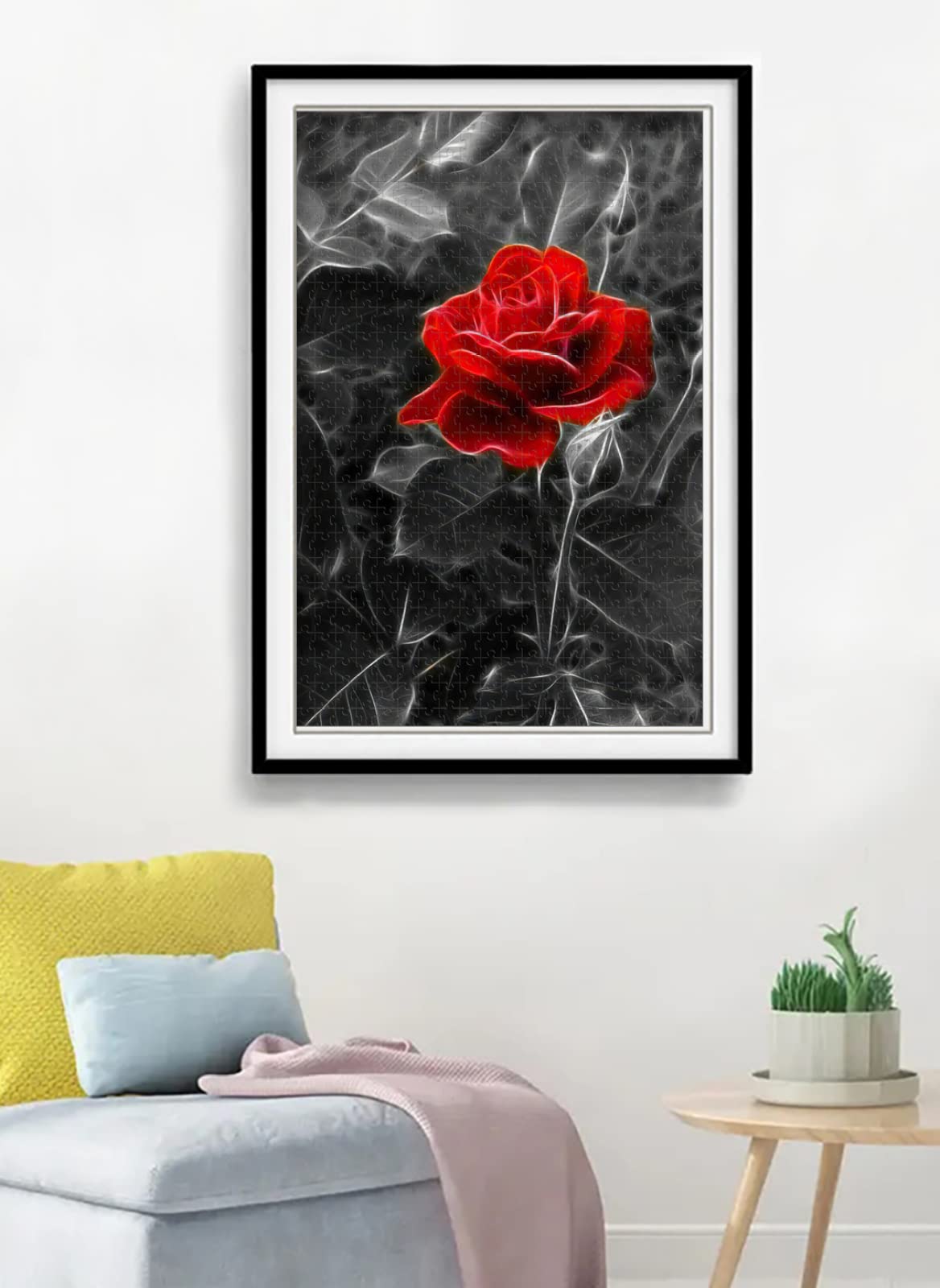 Erwachsenenpuzzle 1500 Teile Puzzle Red Rose Challenge Puzzle Set Kinderpuzzle Spiel Unterhaltung Geschenk