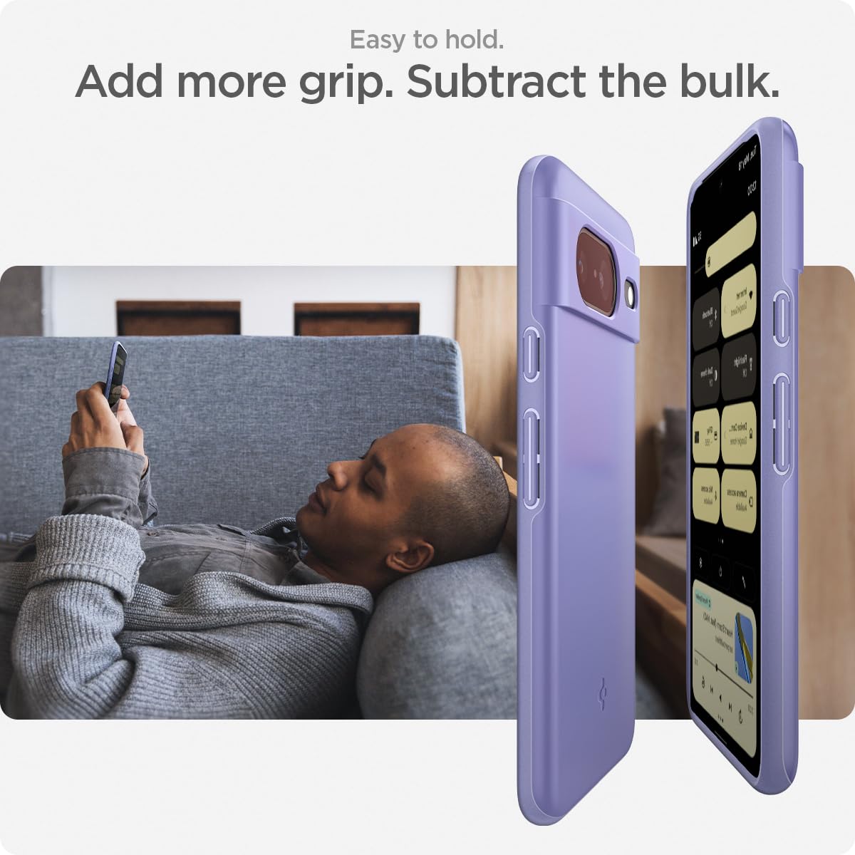 Amazon | Spigen Google Pixel 8 ケース 極薄 レンズ保護 擦り傷防止