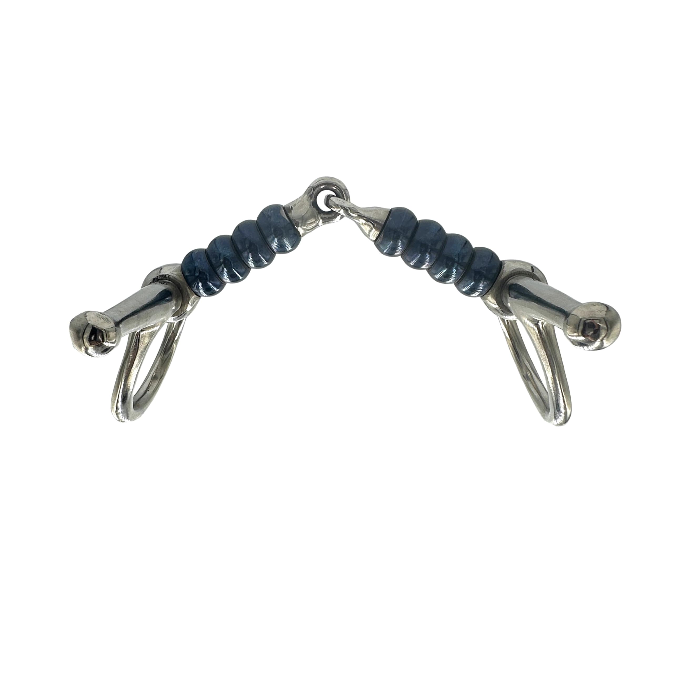 ES0168 JW Knebeltrense Sweet Iron Cherry Roller Einfach Gebrochen, 13.5 cm