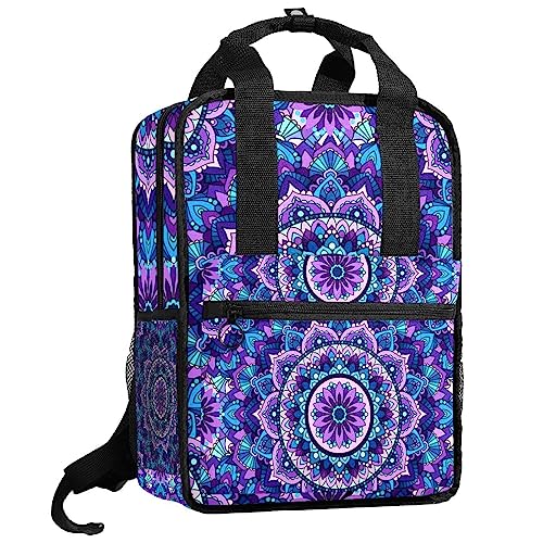 Sac à dos pour garçons à motif floral multicolore réglable 35cm