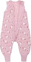 Vista 1 de Miracle Baby Saco de dormir con pies - 0.5 TOG 100% algodón transpirable, diseño sin mangas, saco de dormir para bebé