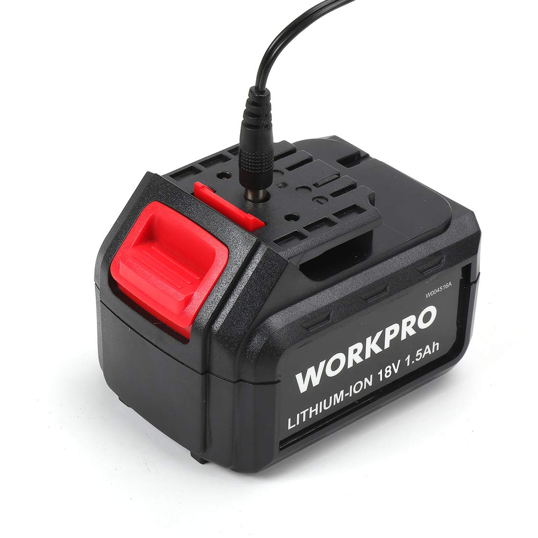WORKPRO Outil Multifonction Oscillant San Fil 18V avec Batterie 1500mAh (5 Vitesses Réglables 0~16000 trs/min, 16 Accessoires) pour Sciage, Grattage, Sablage, Façonnage, Polissage, Coupe