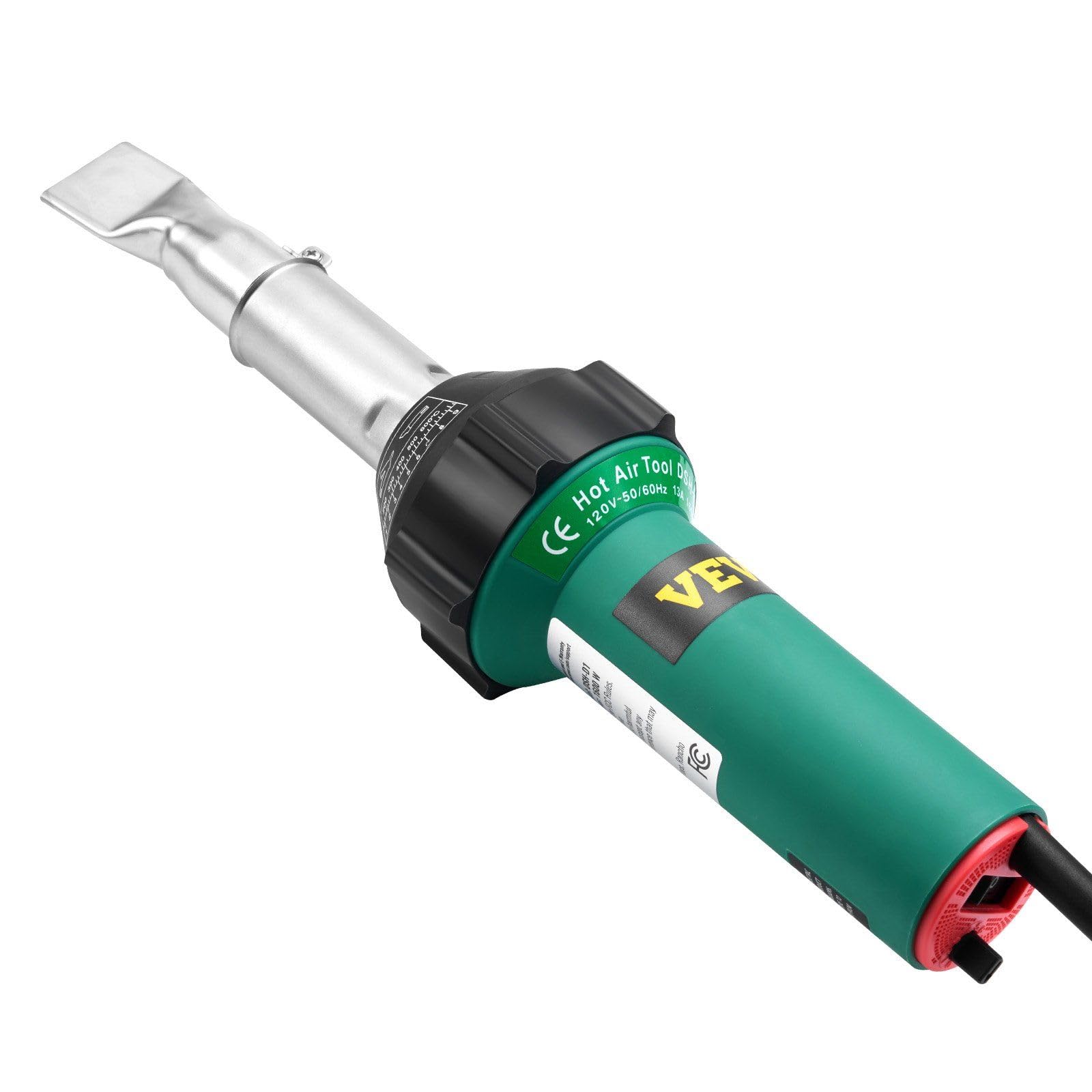 Hot Air Plastic Welder 1600W PVC TPO Vinyl Heat Gun Torch 17 Accessories