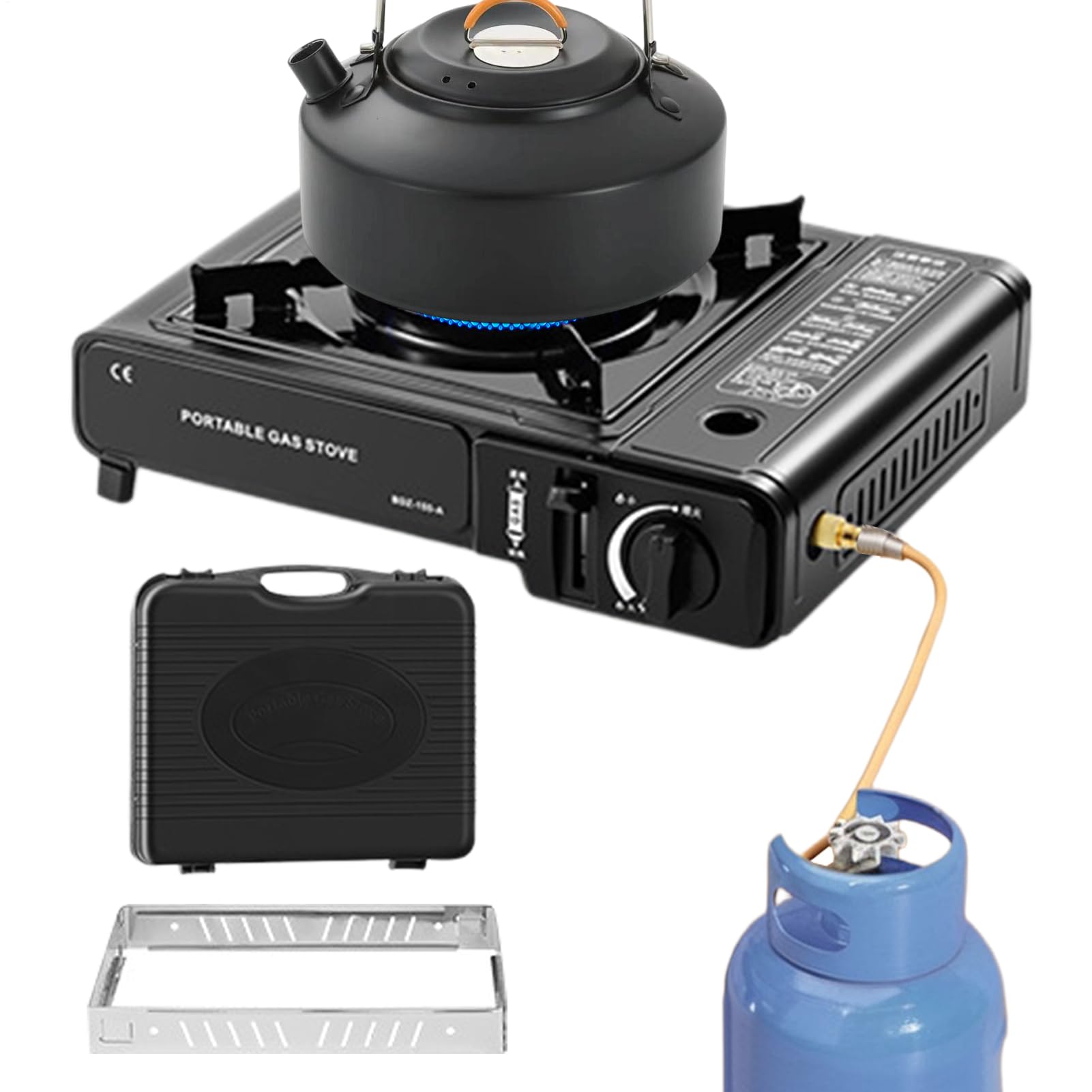 Réchaud portable camping Léger chauffage rapide thermorésistant | Réchauds De Camping Portables À Combustion Pour Activités De Plein Air : Randonnée, Trekking, Cuisine Extérieure, Terrasse