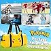 Pokemon Pikachu Duffel Kids Travel Bag - Gym Sports Overnight Holdall with Adjustable Strap & Pockets