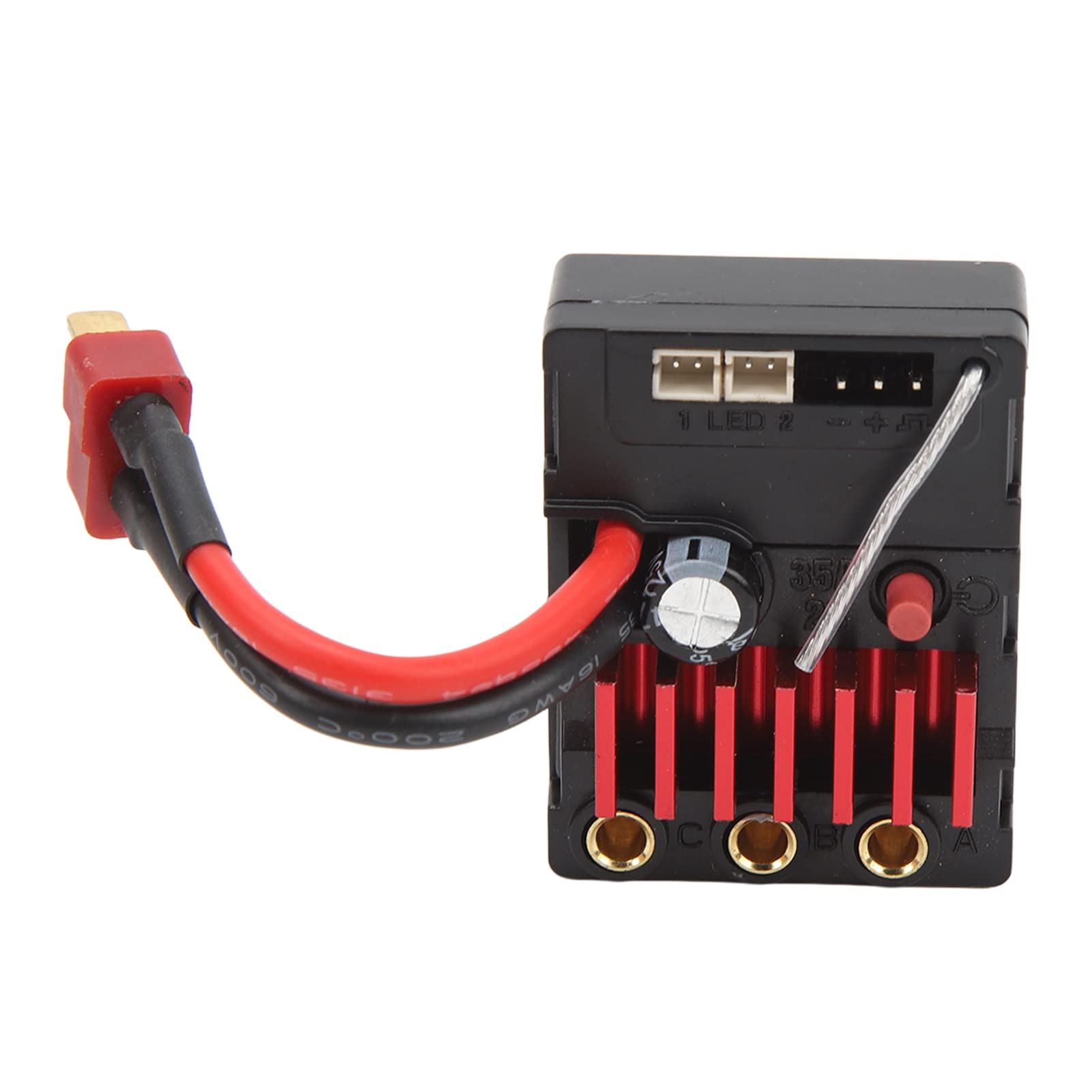 Luqeeg RC Integrated Brushless ESC, Material, Multiple Prevention, Easy to Carry, Heat Dissipation, Portable Speed Controller for SCY 16101 16102 16103 16201PRO 1/16 RC Car