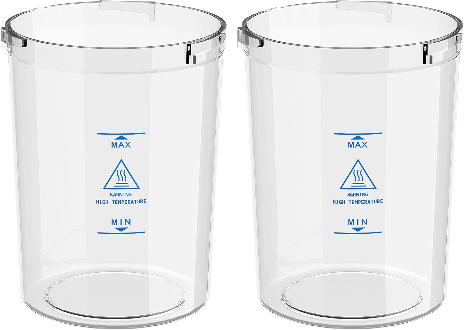 Water Jar for Facial Steamer Universal Plastic Water Cup 2 PCS