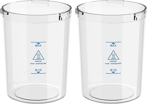 SalonDepot Water Jar for Facial Steamer Universal Plastic Water Cup 2 PCS
