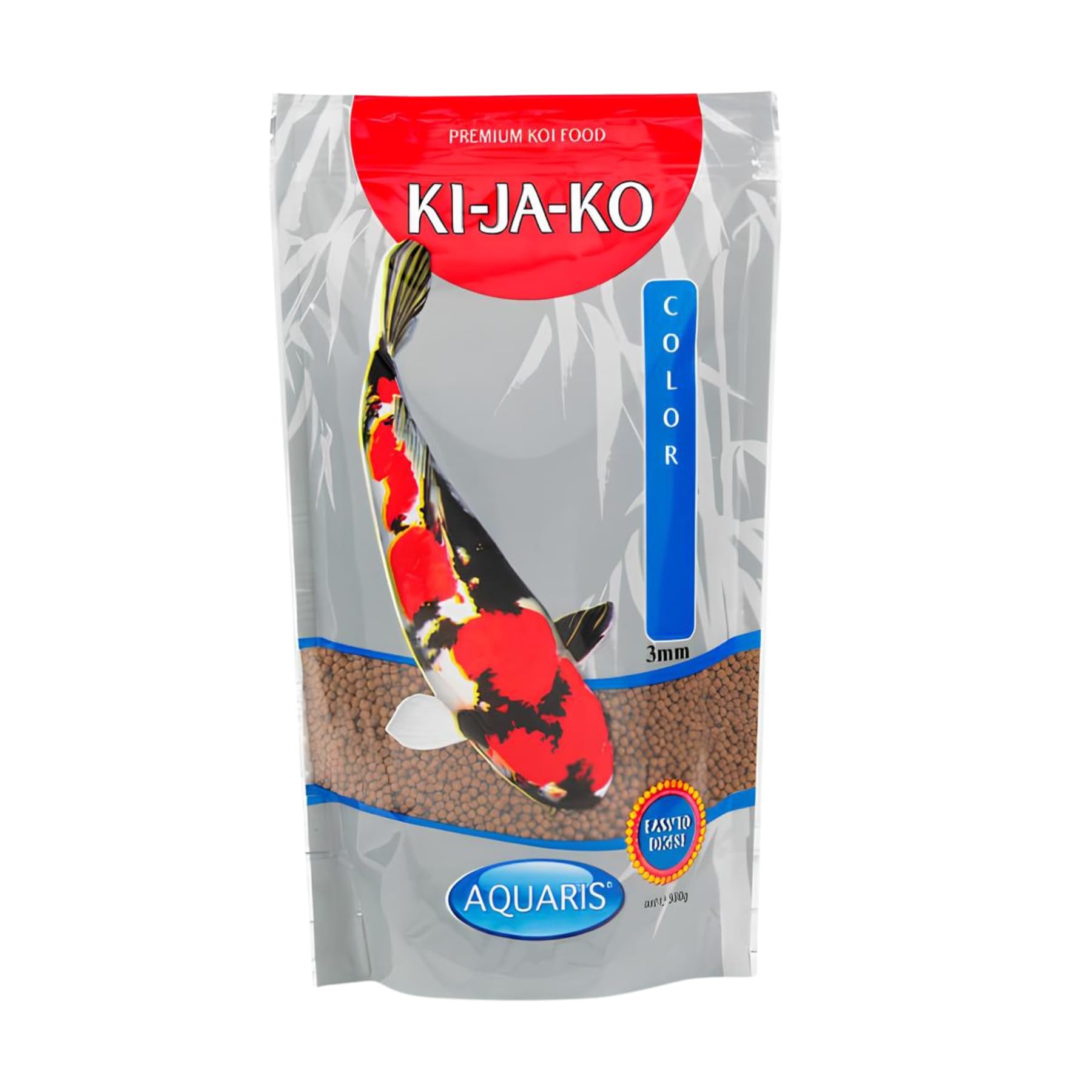 Color es un alimento para koi de fácil digestión Que Contiene carotenoides y astaxantina para Mejorar el Color y favorecer la pigmentación Natural, no contamina el Agua 3 kg / 3 mm