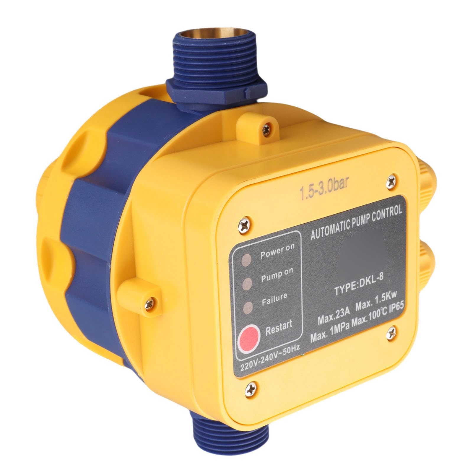 CHICIRIS Contrôleur de Pompe à Eau avec Pressostat électronique, 145PSI