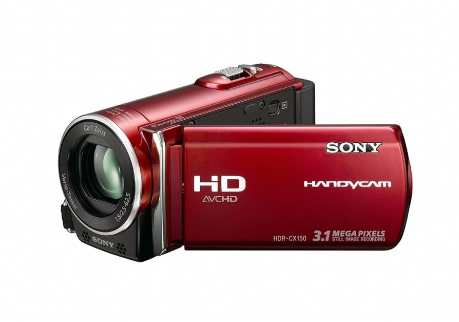 Sony HDR-CX150 16GB High Definition Handycam Camcorder (Red