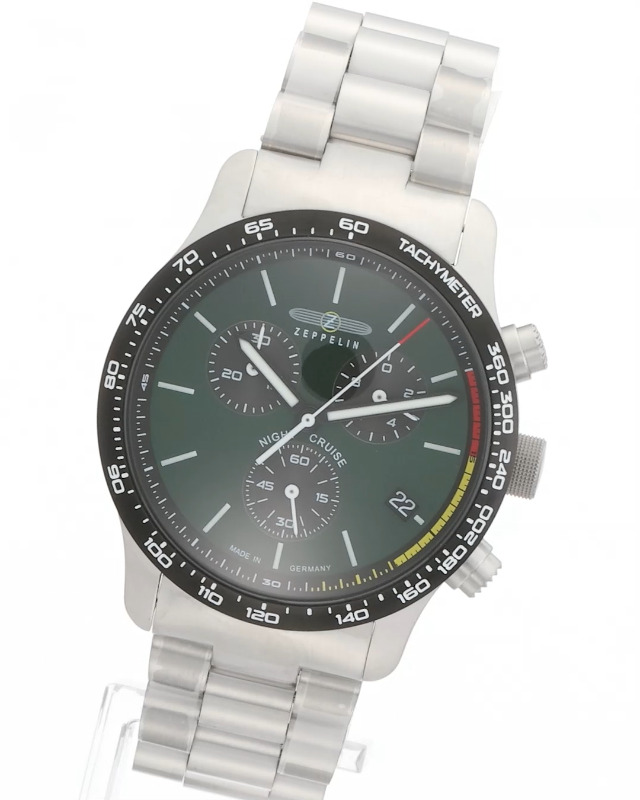 Amazon.co.jp: Zeppelin 7288M4 Men's Night Cruise Green Dial