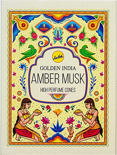 Sree Vani Conos de incienso de reflujo de perfume de almizcle de...