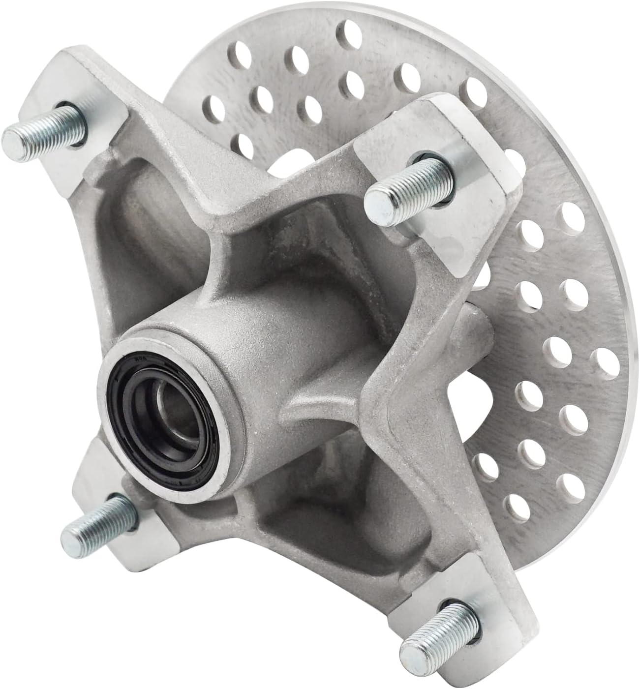 Front Wheel Hub & Brake Rotor Assy for Yamaha Banshee Warrior Raptor 350 250 125 Blaster 200