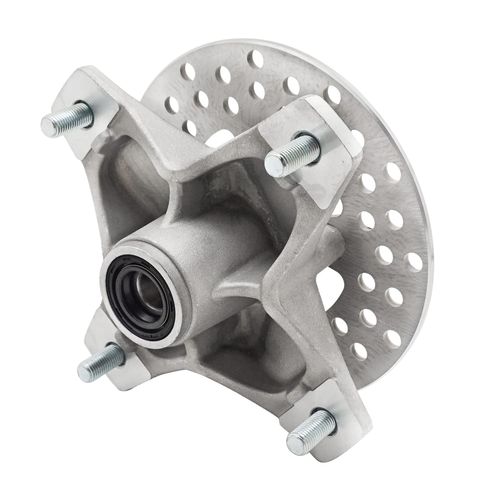 Front Wheel Hub & Brake Rotor Assy For Suzuki LT-Z400 QuadSport Z 400