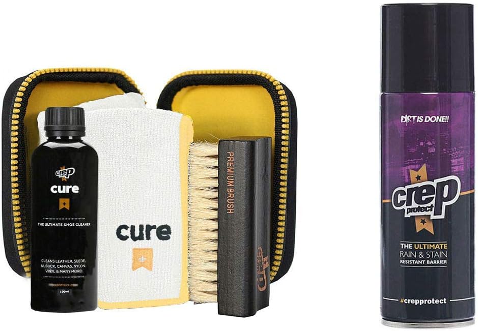 Crep Protect Cure Travel Kit and Stain Resistant Shoe Spray