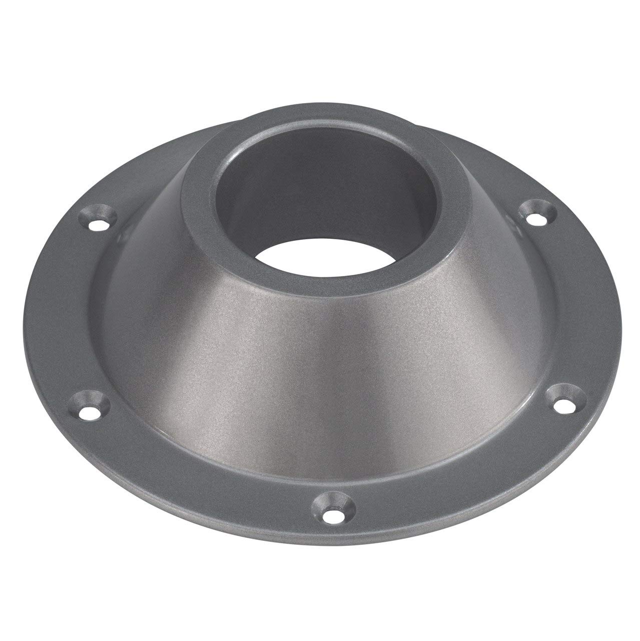 RecPro RV Dinette Bracket | Table Leg | Silver Surface Floor Mount | Interchangeable Table Base/Connector | Camper