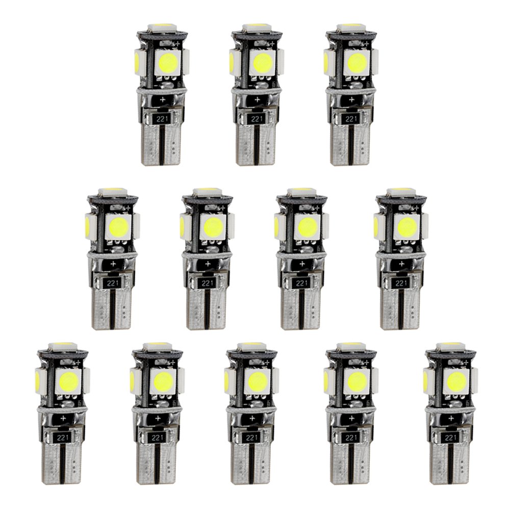 Muchkey for New 5 Series 530 Car Led Interior Light Bulb Replacement Car Dome Light Bulb Kit 12pcs White