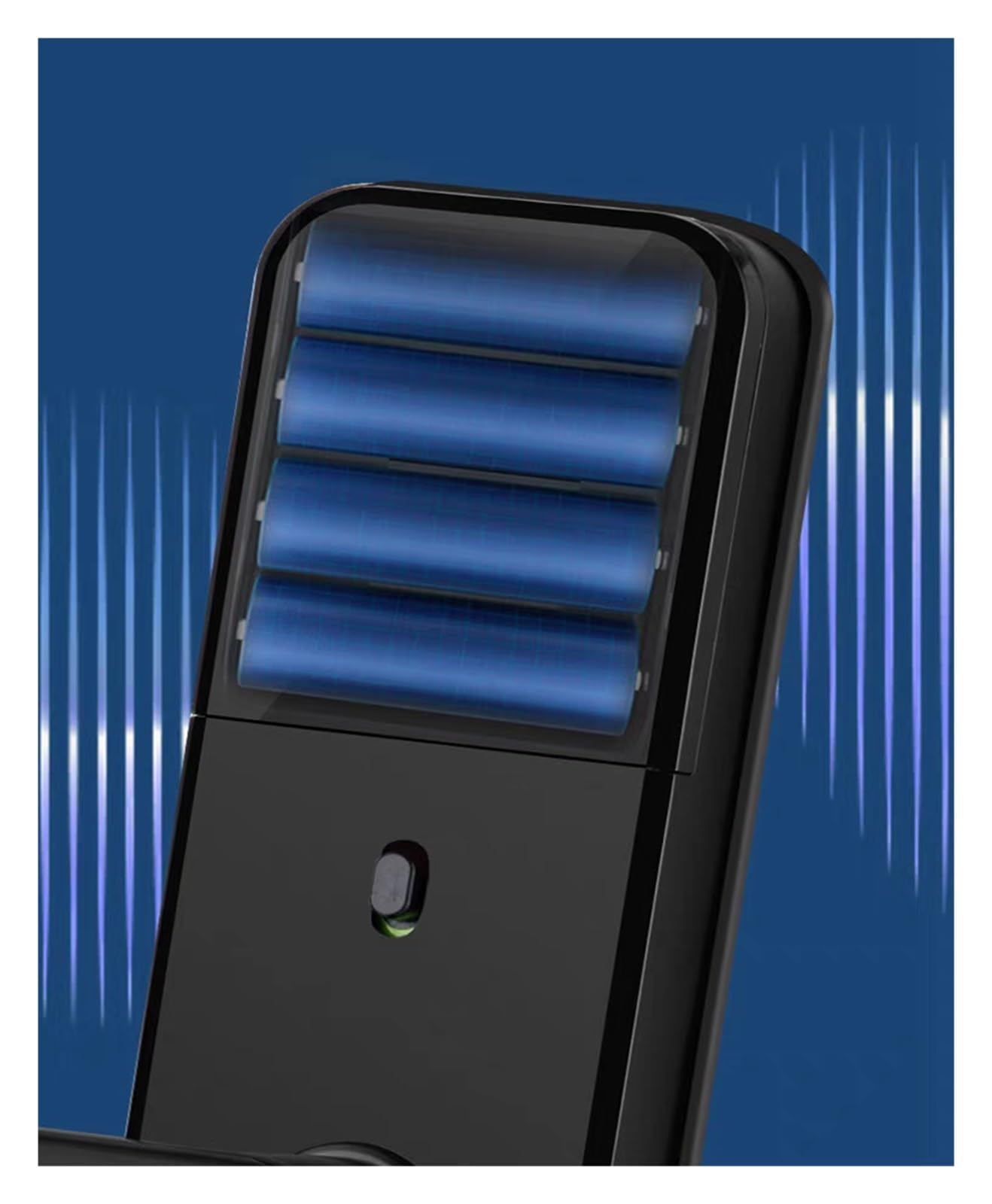 Cerradura de puerta inteligente con teclado de huellas dactilares con asa, entrada sin llave, cerradura electrónica de fácil instalación para oficina