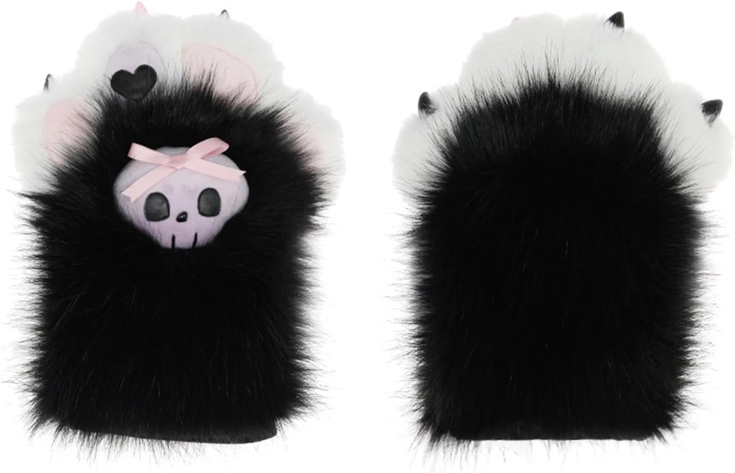 Cosplay Animal Paws Gloves Cosplay Fursuit Claws Gloves Plush Fursuit Paws Halloween Cosplay Accessories For Adult